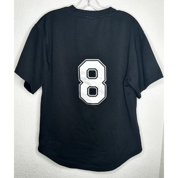 Chicago White Sox Jersey Mens Medium Black MLB Baseball Cooperstown Throwback #8 - Picture 2 of 11